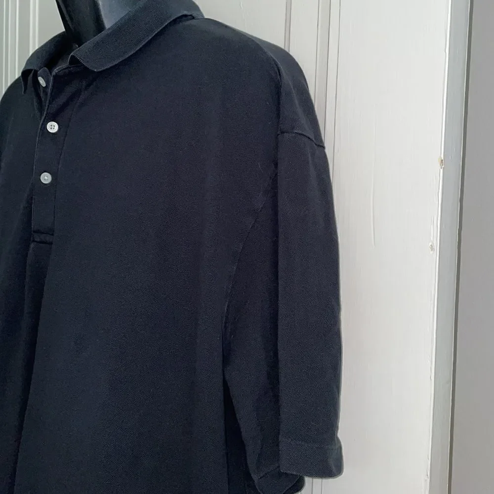 Polo Golf Ralph Lauren black‎ Pima cotton/elastane polo shirt
